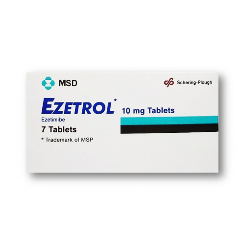 EZETROL 10 MG ( EZETIMIBE ) 7 TABLETS